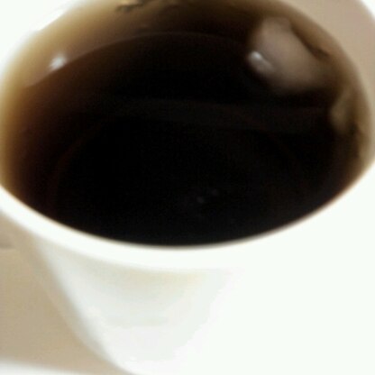 黒ウーロン茶で作りました♪黒蜜の味でホッと一息つけました♪♪